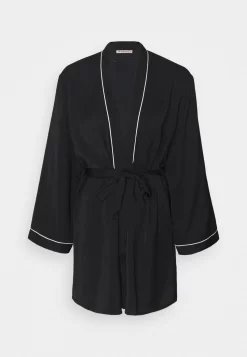 Anna Field Amanda Satin Dressing Gown - Dressing Gown - Black -Anna Field Shop 8d83c445099f4342aabc07d1ce2caede scaled