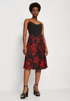 Anna Field A-Line Skirt - Red/Black -Anna Field Shop 923796820b884ff8819534e81a7358b6 scaled