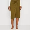 Anna Field Front Knot Midi Skirt - Wrap Skirt
