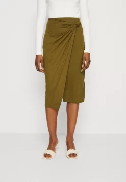 Anna Field Front Knot Midi Skirt - Wrap Skirt