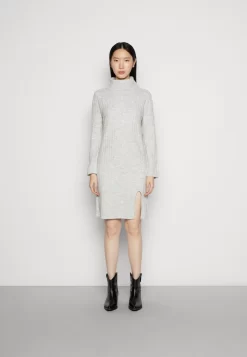 Anna Field Jumper Dress - Mottled Light Grey