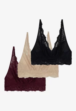 Anna Field 3 Pack - Bustier - Black/Beige/Dark Red -Anna Field Shop 938aa42549cf49f2814d4d05d6c7bc9f scaled