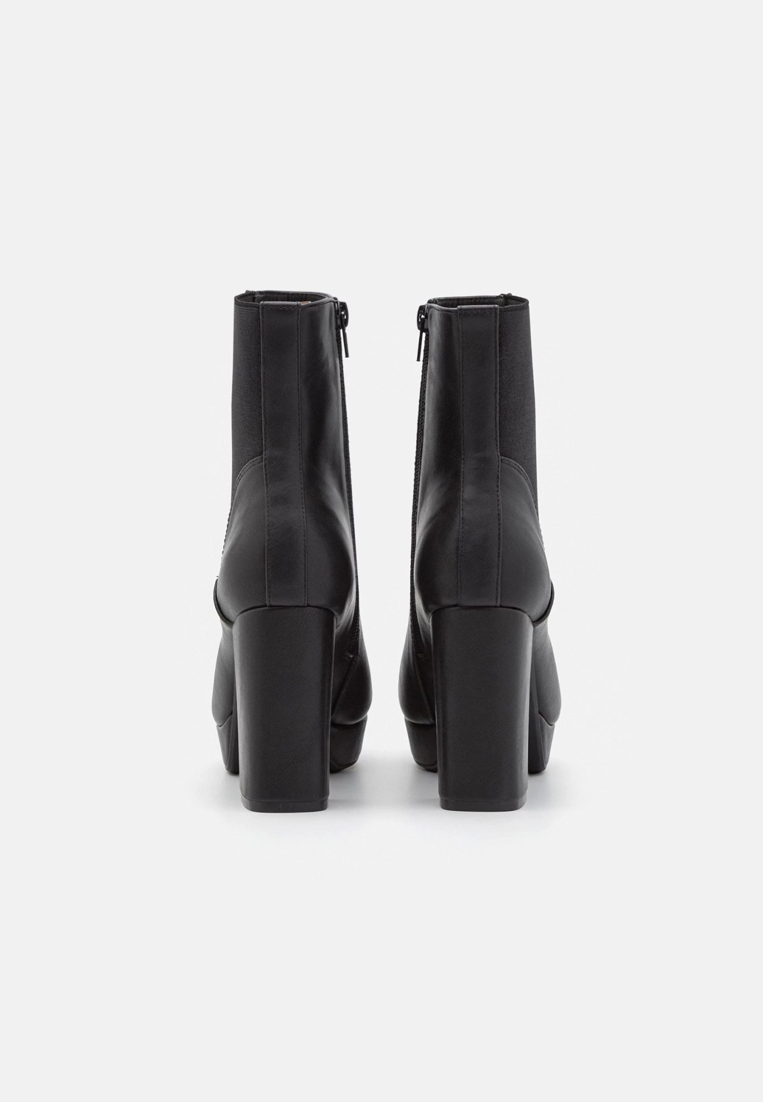 Platform Ankle Boots - Black 4 Platform Ankle Boots - Black - Image 4