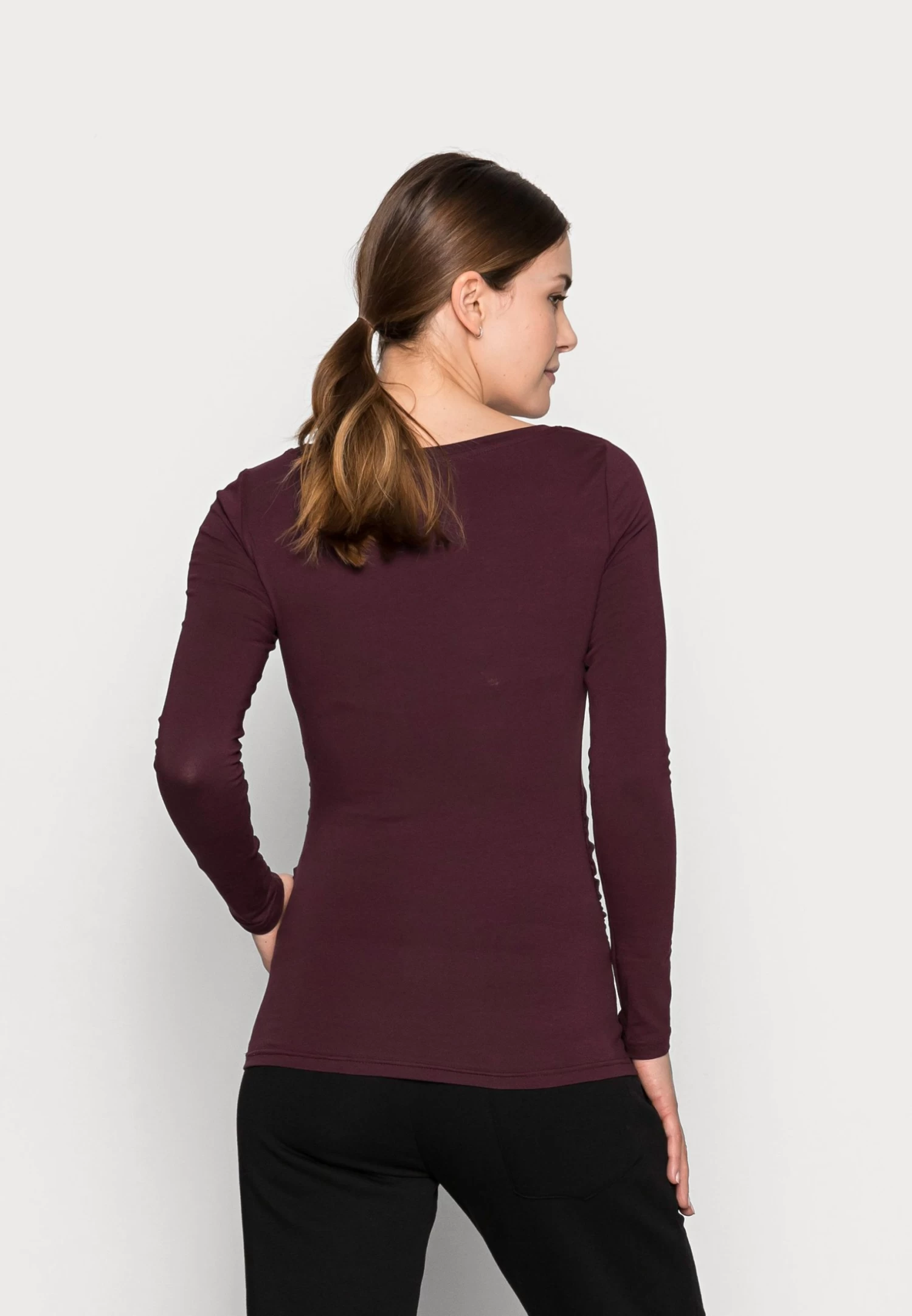 2 Pack - Long Sleeved Top - Dark Green/Bordeaux 3 2 Pack - Long Sleeved Top - Dark Green/Bordeaux - Image 3