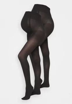 Anna Field 2 Pack 60 Den Maternity Tight - Tights -Black