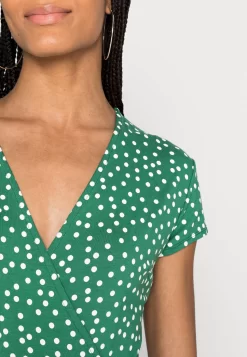 Anna Field Jersey Dress - Green/White -Anna Field Shop 9aa741cd7c374342bd43d625c7ea9038 scaled