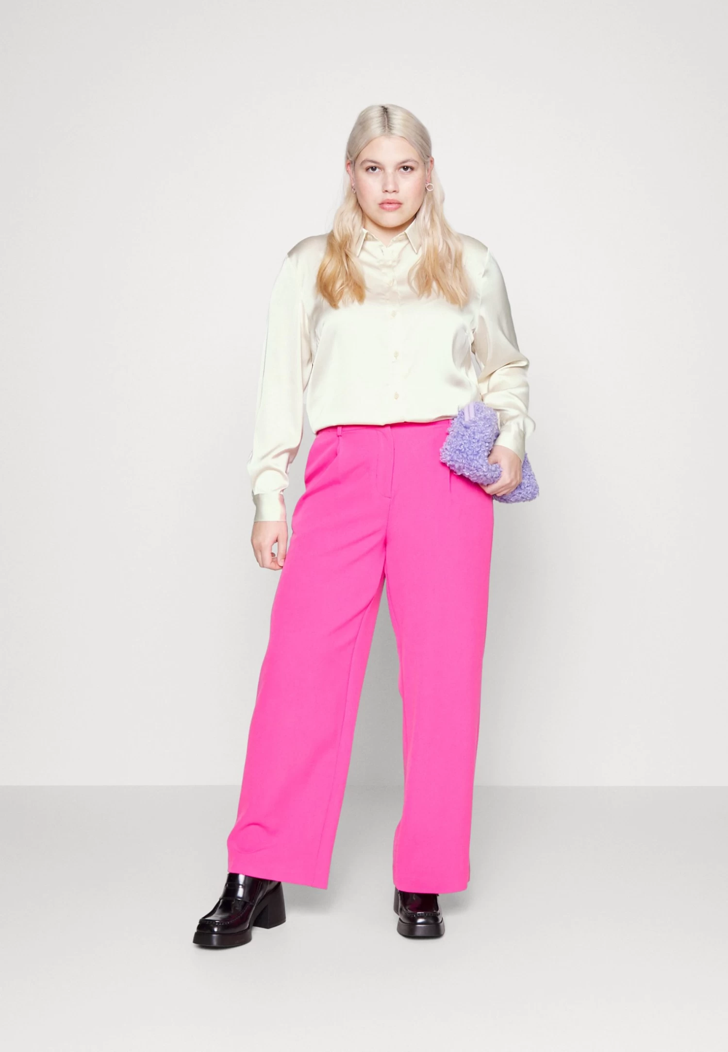 Button-Down Blouse - Off-White 2 Button-Down Blouse - Off-White - Image 2