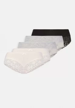 Anna Field 5 Pack - Briefs - Grey/Pink