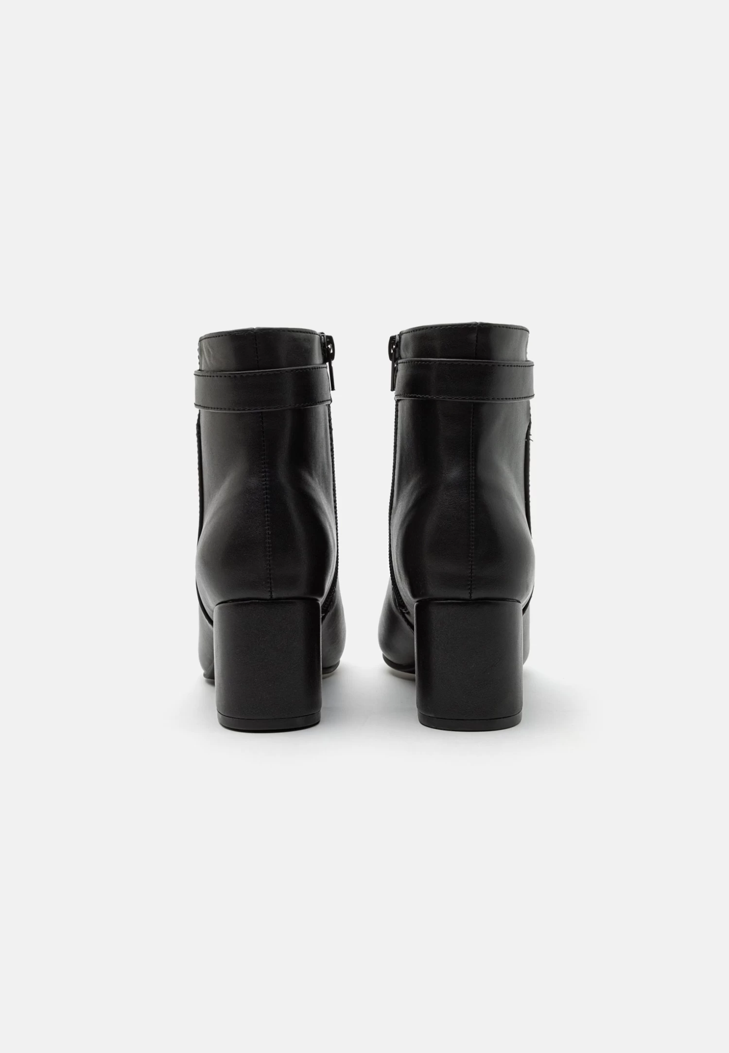 Wide Fit - Classic Ankle Boots - Black 4 Wide Fit - Classic Ankle Boots - Black - Image 4