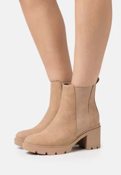 Anna Field Platform Ankle Boots - Taupe