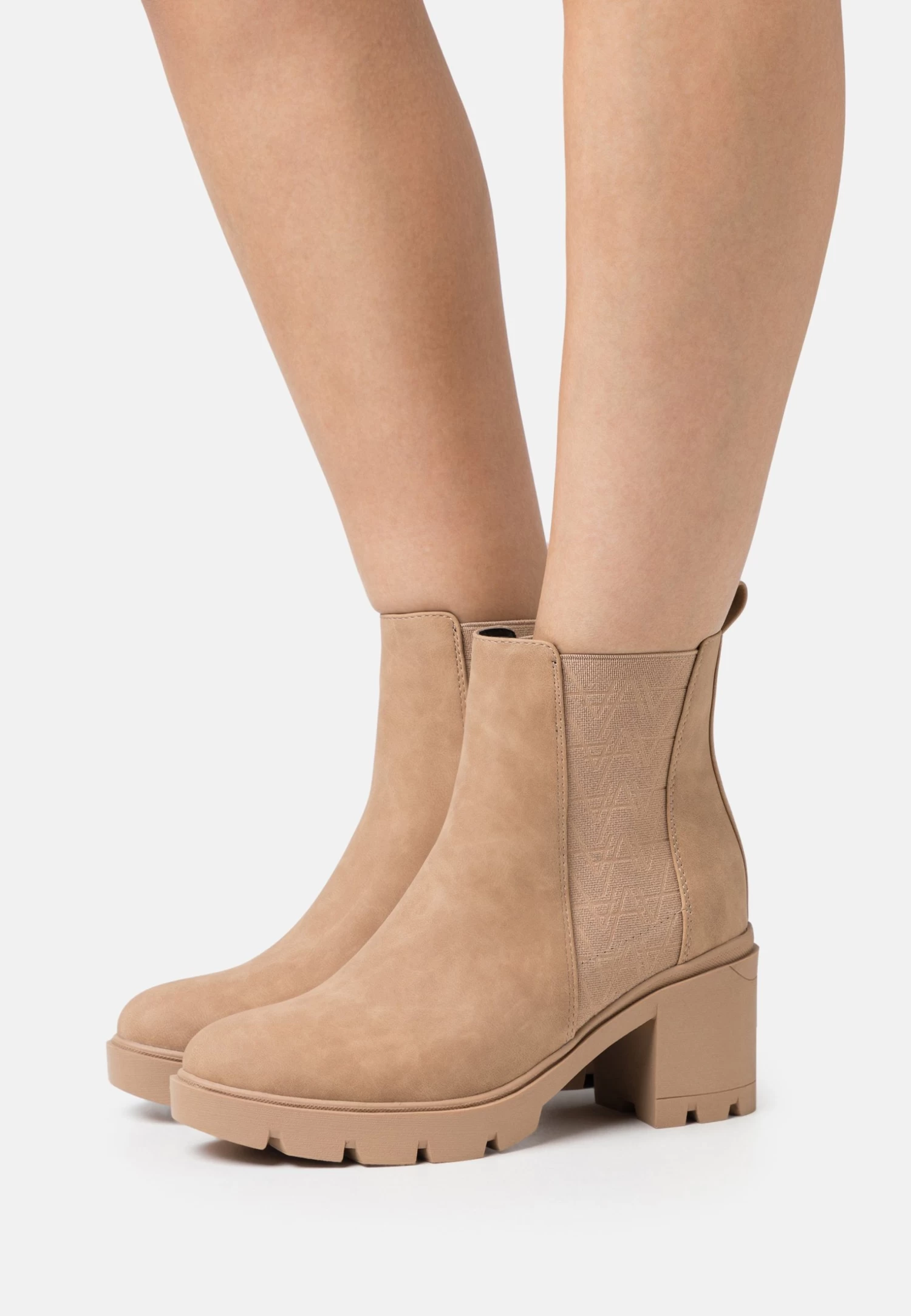 Anna Field Platform Ankle Boots - Taupe 1 Anna Field Platform Ankle Boots - Taupe