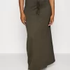 Drawstring Waistband - Maxi Skirt