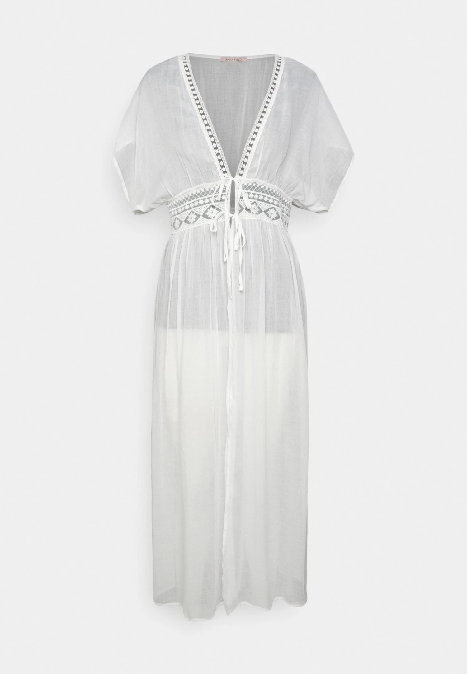 Anna Field Embroidered Cover Up/ 802 - Black - Beach Accessory - 001 - White 5 Anna Field Embroidered Cover Up/ 802 - Black - Beach Accessory - 001 - White - Image 5