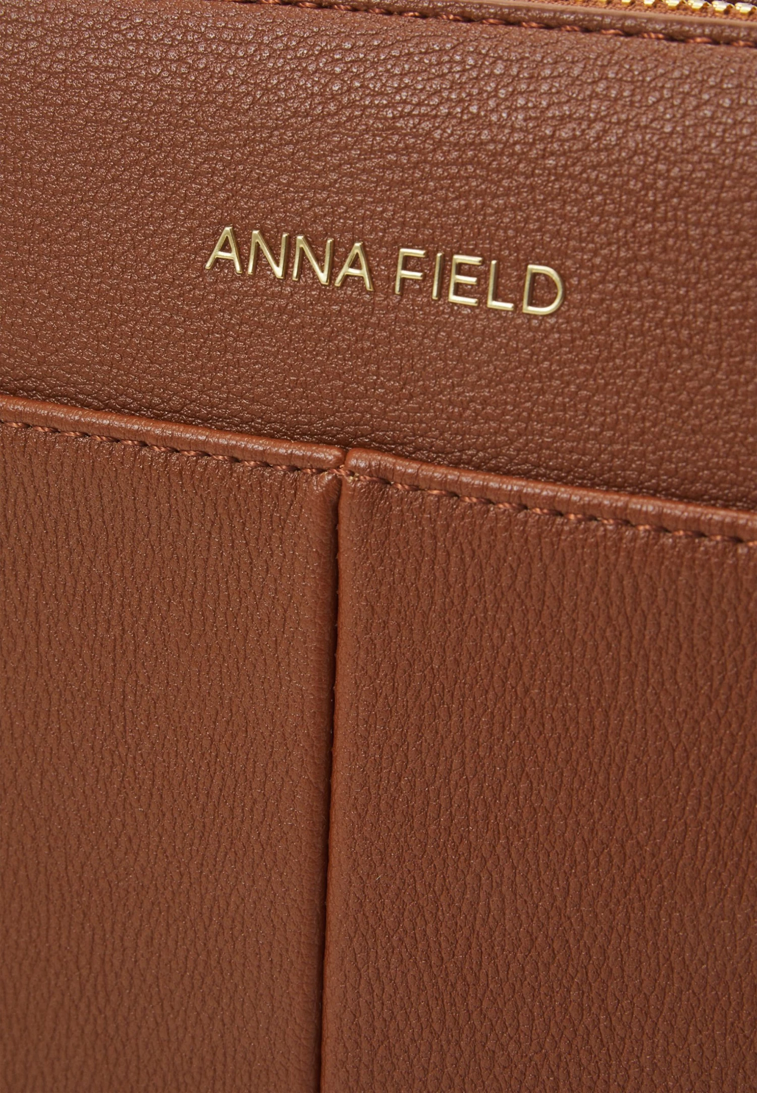 Anna Field Across Body Bag - Cognac 4 Anna Field Across Body Bag - Cognac - Image 4