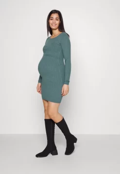 Jumper Dress - Dark Green