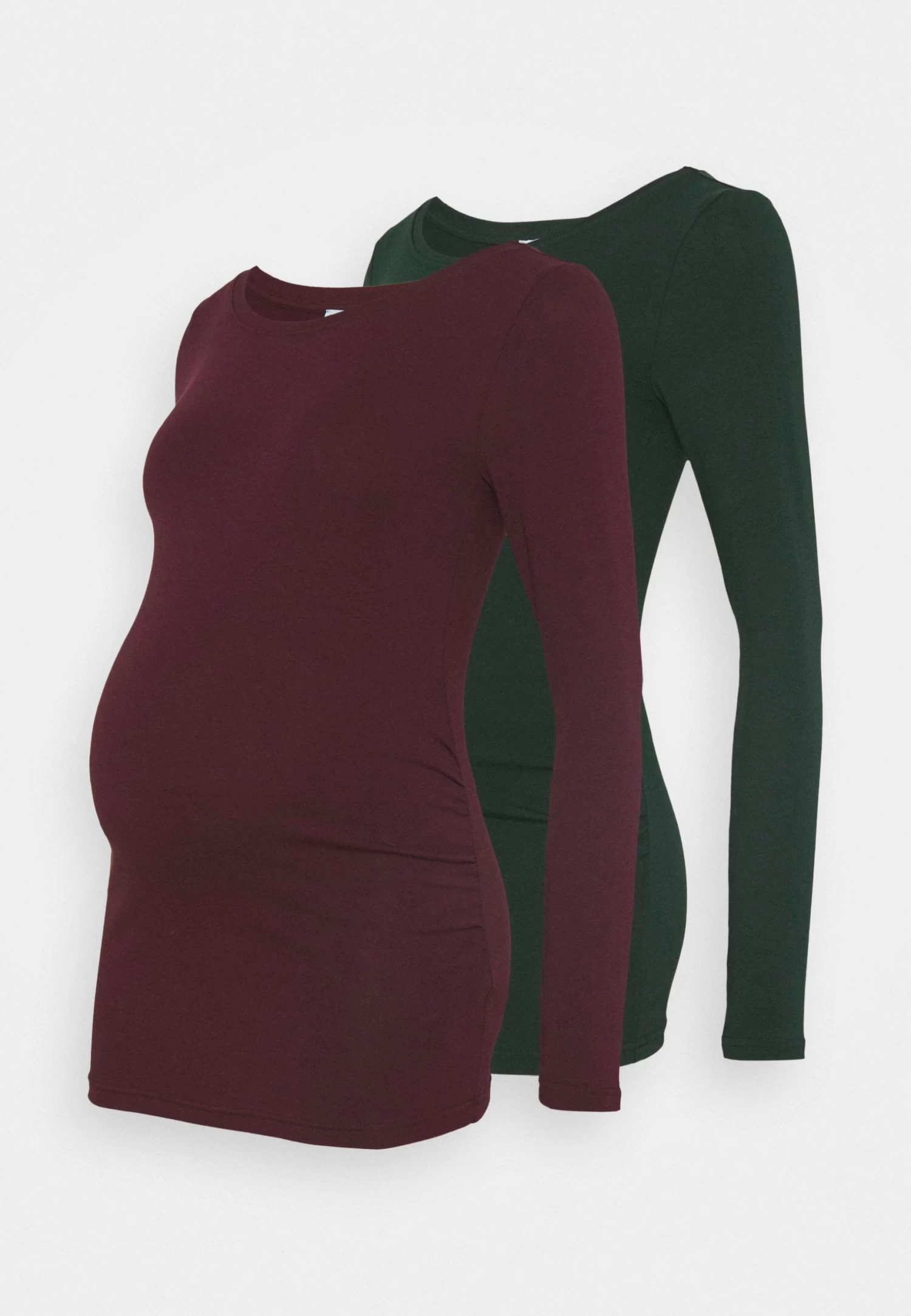 2 Pack - Long Sleeved Top - Dark Green/Bordeaux 6 2 Pack - Long Sleeved Top - Dark Green/Bordeaux - Image 6
