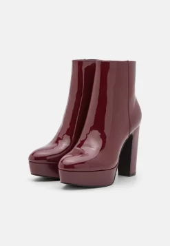Anna Field High Heeled Ankle Boots - Dark Red -Anna Field Shop bbddd1c8a07444aa8ffbed290a1c4352 scaled