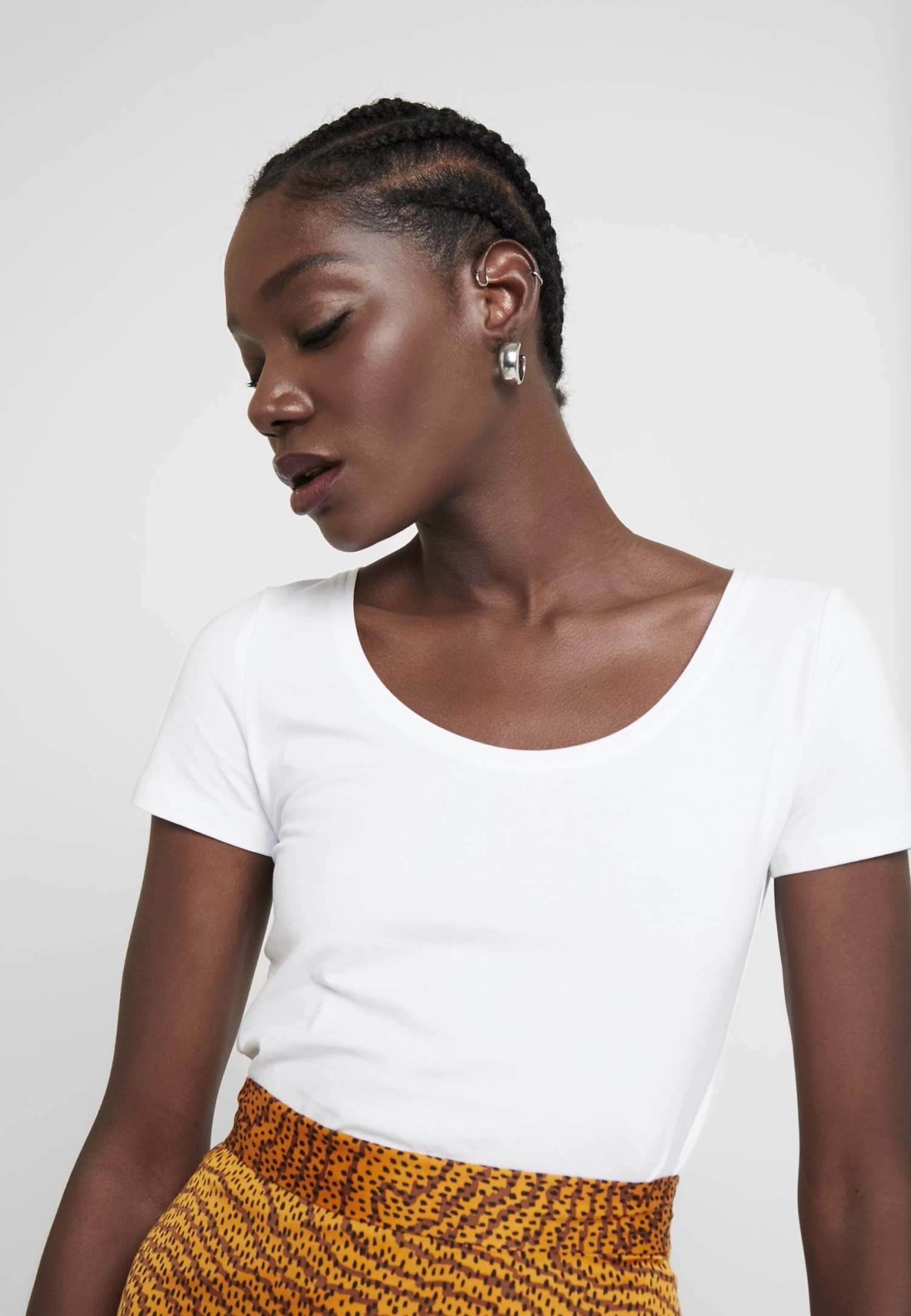 Anna Field 2 Pack- Basic T-Shirt - White 5 Anna Field 2 Pack- Basic T-Shirt - White - Image 5