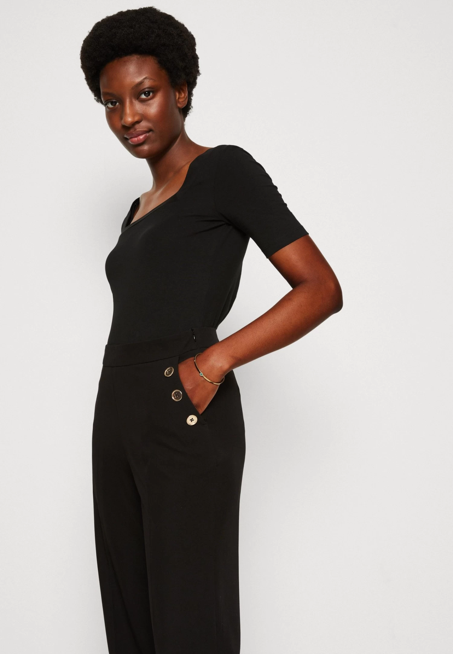 Anna Field Print T-Shirt - Black 4 Anna Field Print T-Shirt - Black - Image 4