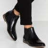 Anna Field Leather- Ankle Boots - Black
