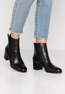 Anna Field Leather- Classic Ankle Boots - Black