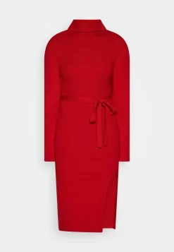 Anna Field Rollkragen Ripp Mini Strickkleid Mit Gürtel - Jumper Dress - Red -Anna Field Shop d04bebcd58f24f00a11111c54cc28fcb scaled