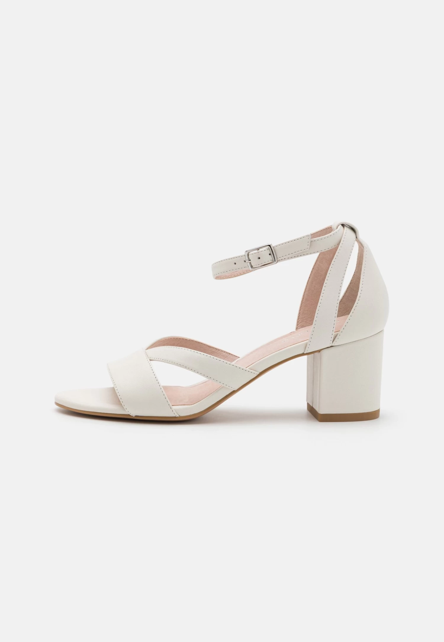 Leather Wide Fit - Sandals - White 2 Leather Wide Fit - Sandals - White - Image 2