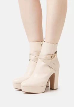 Anna Field Platform Ankle Boots - Beige