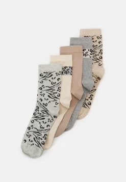 Anna Field 5 Pack - Socks - Beige/Grey