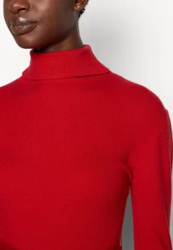 Anna Field Rollkragen Ripp Mini Strickkleid Mit Gürtel - Jumper Dress - Red -Anna Field Shop e229e9715e964e678ca460f88b8a65a3 scaled