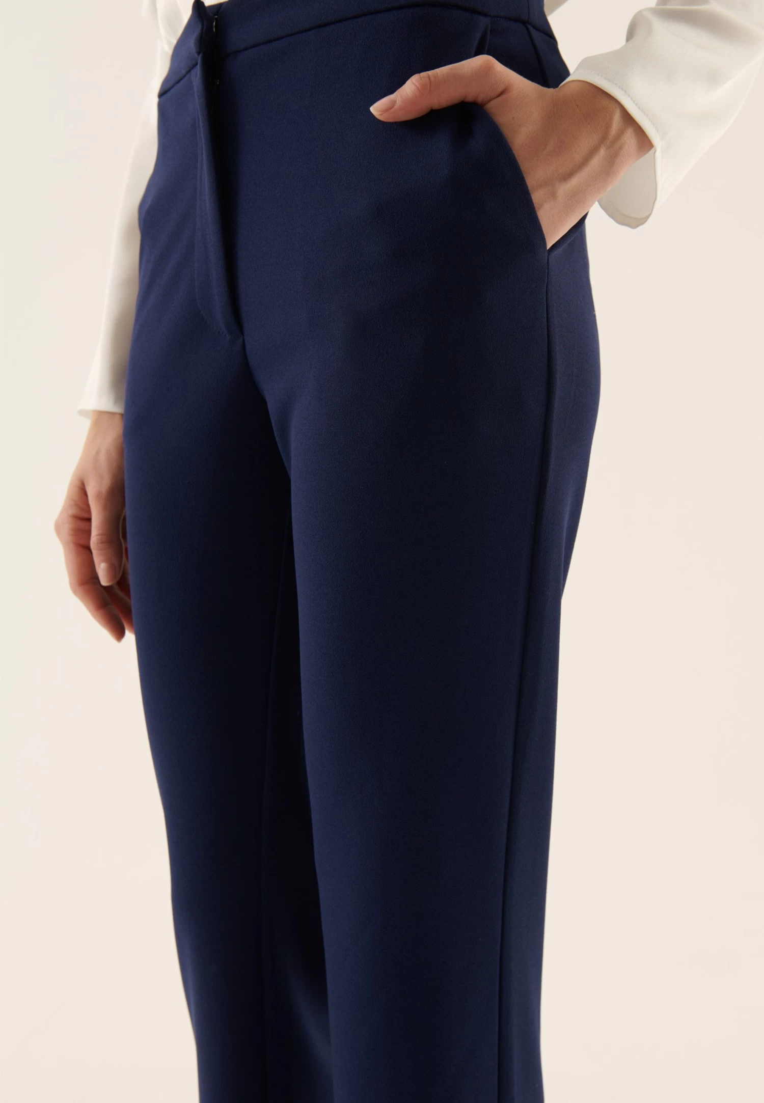 Anna Field Trousers - Dark Blue 4 Anna Field Trousers - Dark Blue - Image 4