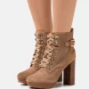 Anna Field Leather - High Heeled Ankle Boots