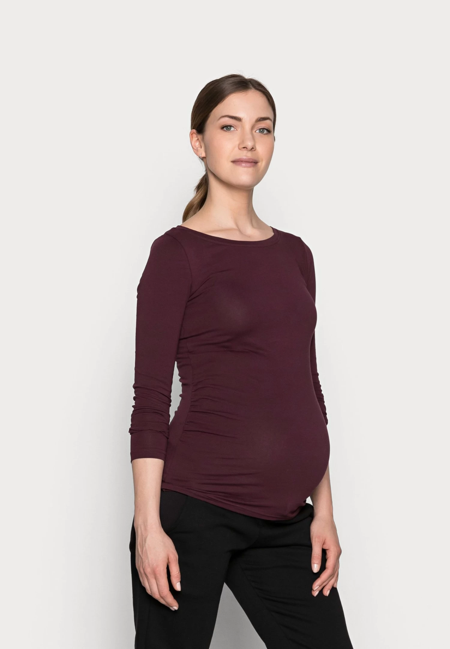 2 Pack - Long Sleeved Top - Dark Green/Bordeaux 2 2 Pack - Long Sleeved Top - Dark Green/Bordeaux - Image 2