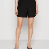 Anna Field Linen Mix - Shorts - Black