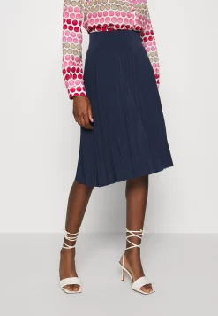 Anna Field Plisse A-Line Mini Skirt - A-Line Skirt - Maritime Blue