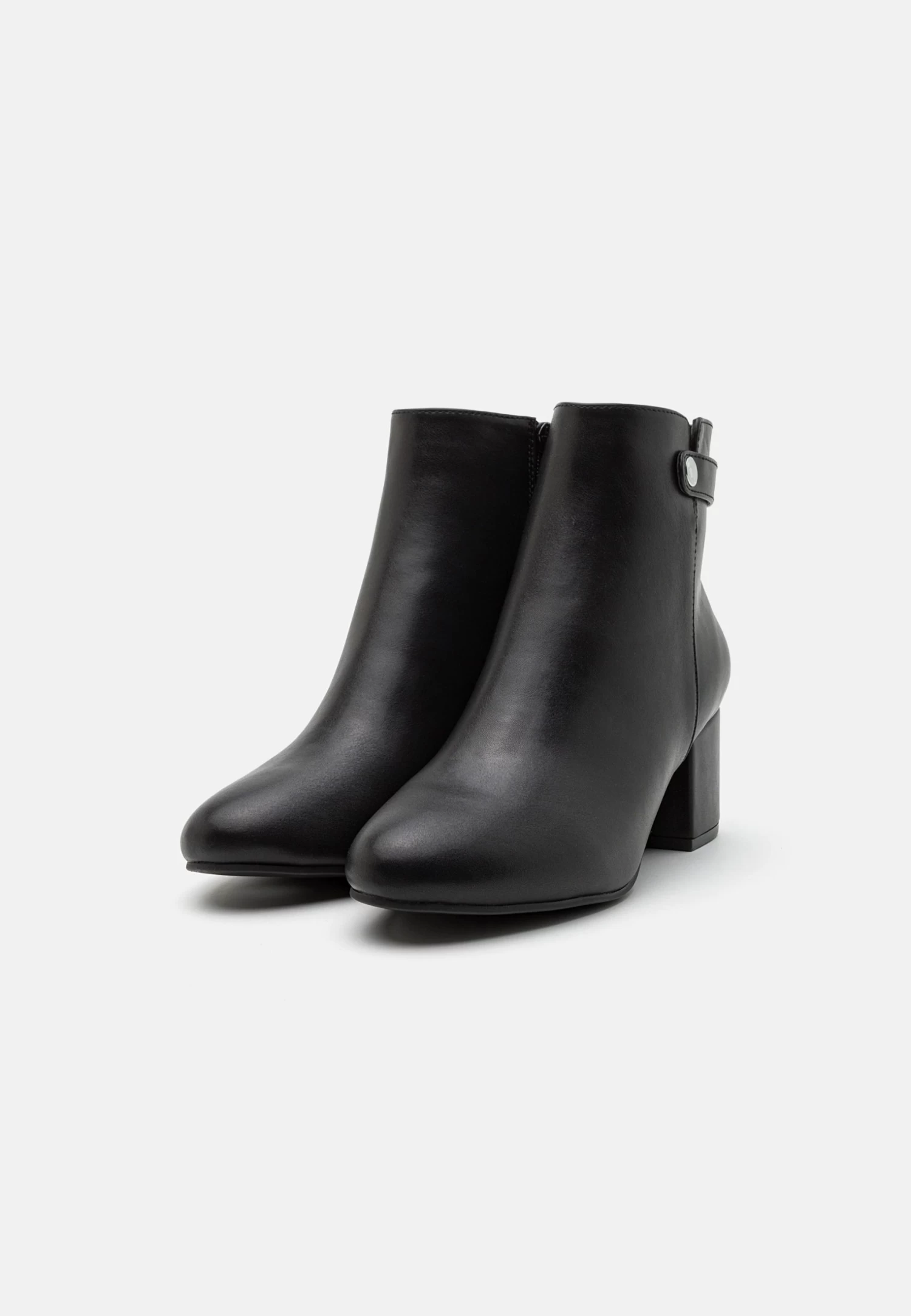 Wide Fit - Classic Ankle Boots - Black 3 Wide Fit - Classic Ankle Boots - Black - Image 3
