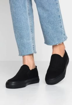 Anna Field Slip-Ons - Black