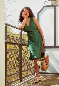 Anna Field Day Dress - Green