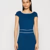 Anna Field Jersey Dress - Blue/White
