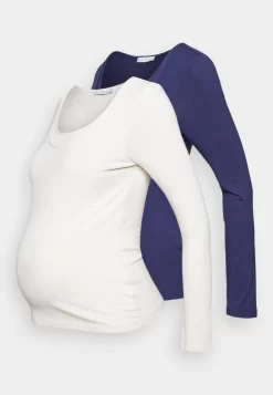 Maternity Basic Longsleeve 2 Pack - Long Sleeved Top - Blue/White -Anna Field Shop f4ce7c85969b4307865ad89b8dbebf5e scaled