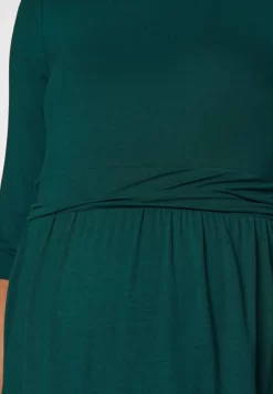 Flare Top- Long Sleeved Top - Dark Green -Anna Field Shop f6f15100c5f1438a92e299f8a4427460 scaled
