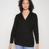 Long Sleeved Top -Black