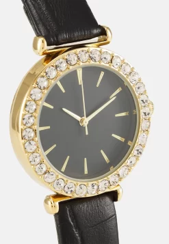 Anna Field Watch - Black/Gold-Coloured -Anna Field Shop fc057bf3016044ae987f87cd1e9ca599 scaled