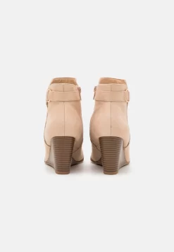 Anna Field Wedge Ankle Boots - Beige -Anna Field Shop fed07a038b23490cbf581c794b4f8df2 scaled