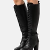 Anna Field Lace-Up Boots - Black